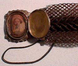 Woven Bracelet with Locket Clasp