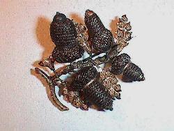 Acorn Brooch