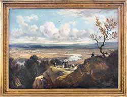 View From Mount Holyoke, Victor De Grailly, circa 1845