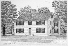 Parsons House c. 1730 by Joanne M. Goding