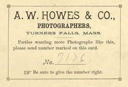 Imprint for A.W. Howes & Co.