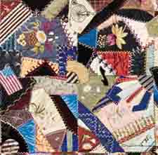 Detail of Crazy Quilt