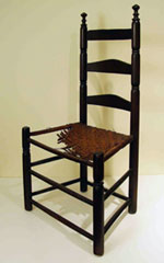 Chair belonging to Sally Maminash
