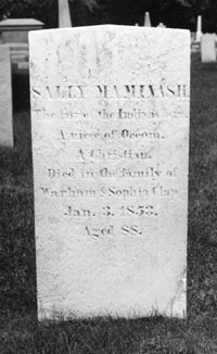 Gravestone of Sally Maminash