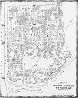 Plan of a Part of the Bridge Street Cemetery