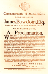 Governor James Bowdoin pardon