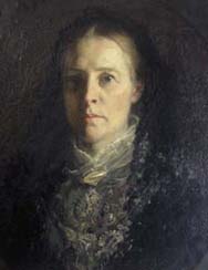 Portrait of Auretta Aldrich, by C.C. Burleigh Jr.,